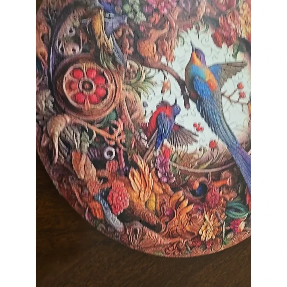 Quordle‎ Puzzles Striking Bird Wooden Jigsaw Fabulous Gift Puzzle